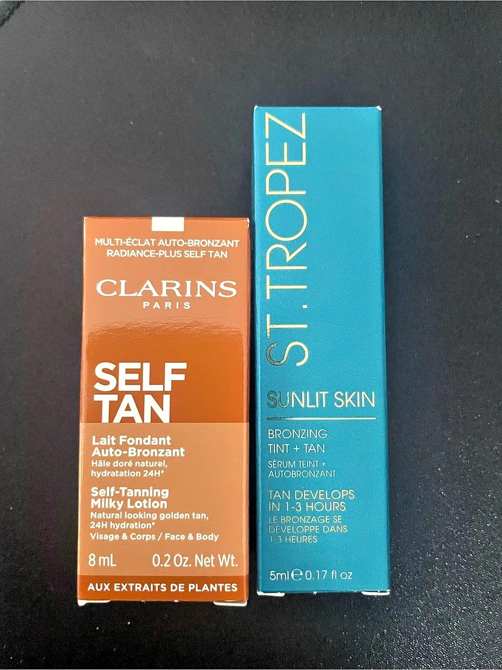 Clarins Self-Tanning Milky Lotion Travel Size Duo